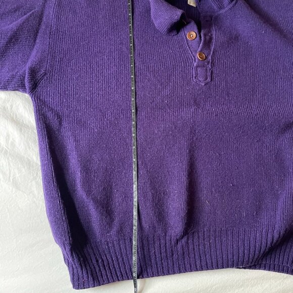 Rare Vintage Patagonia Purple Wool Sweater, XL - Picture 8 of 10